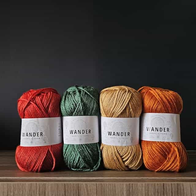 New colours of Furls Wander Acrylic Yarn